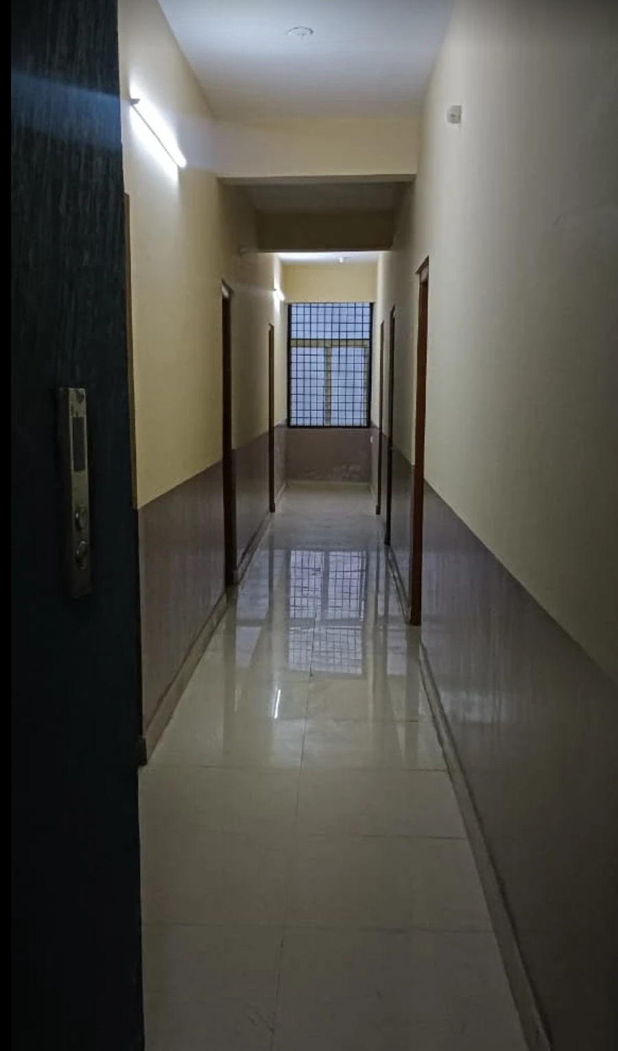 Clean and well-lit corridor