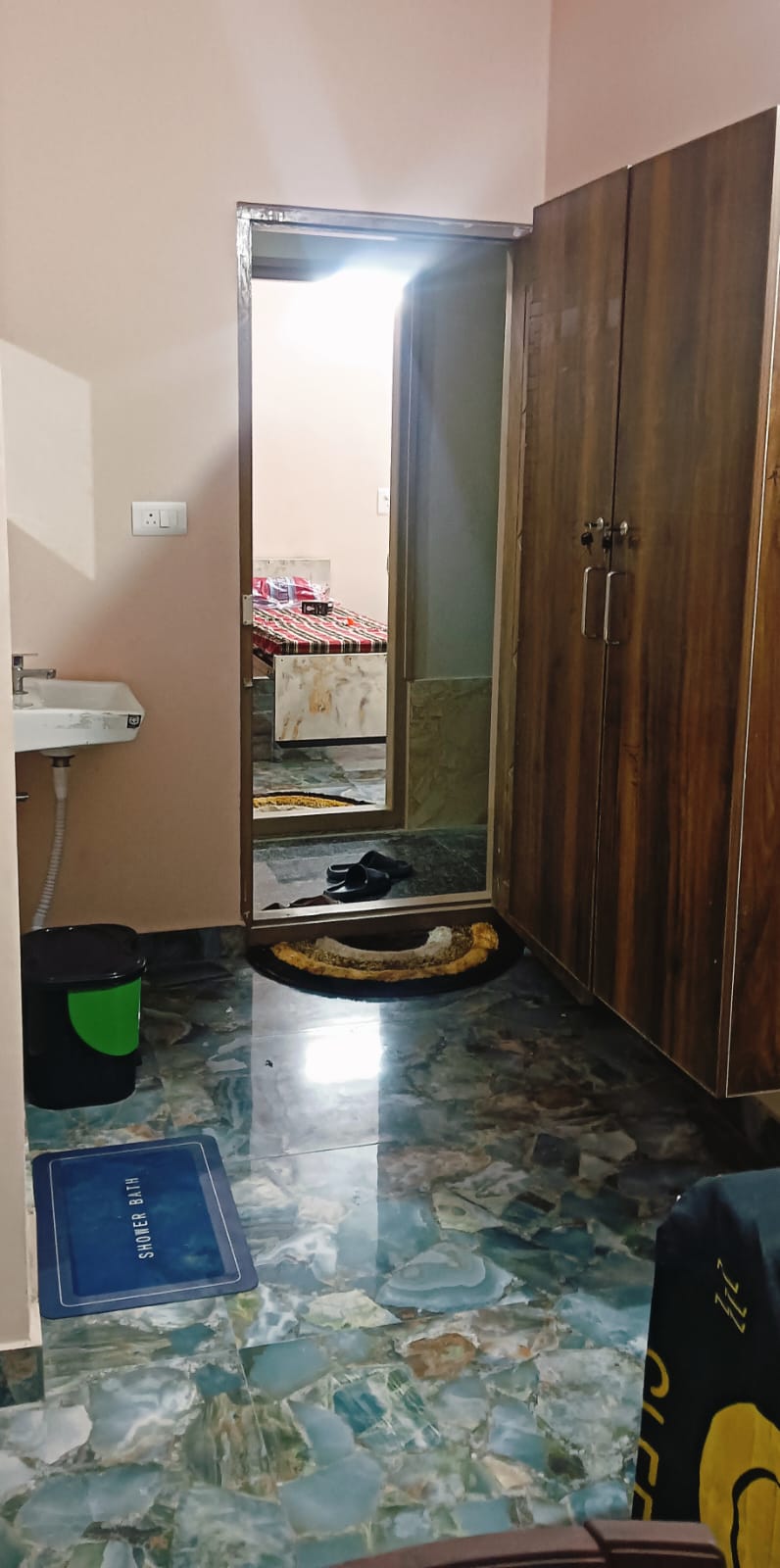 Room with wardrobe
